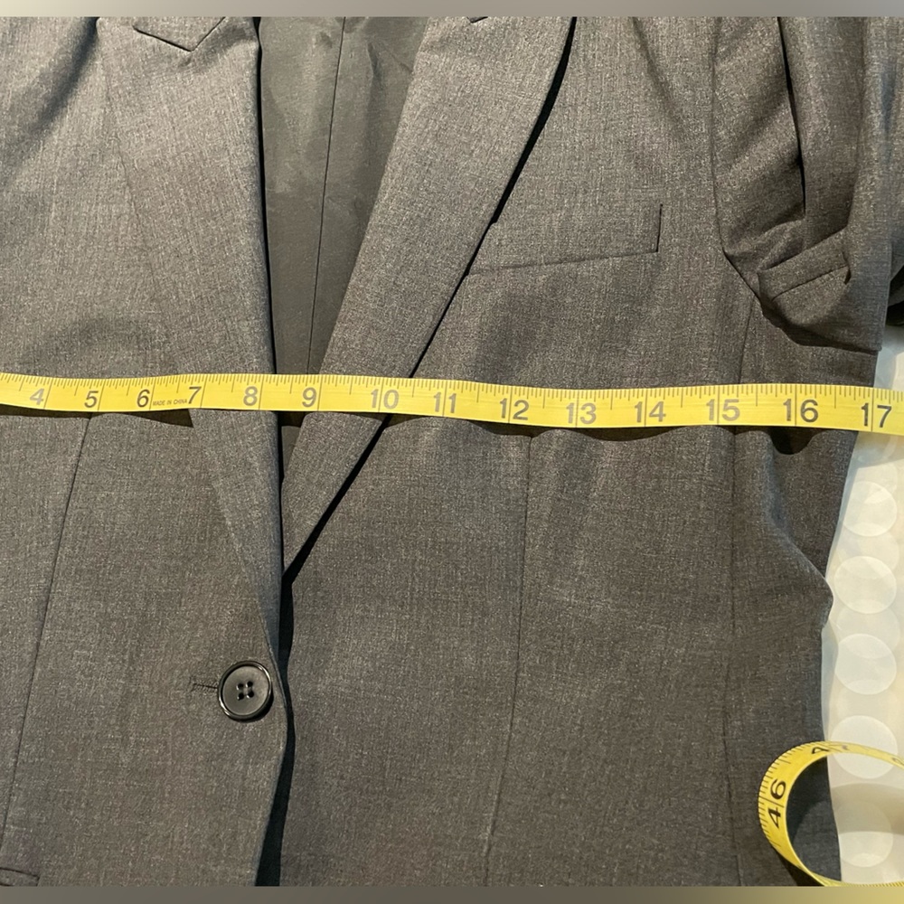 Preowned Theory Matching Grey One Button Blazer S… - image 6
